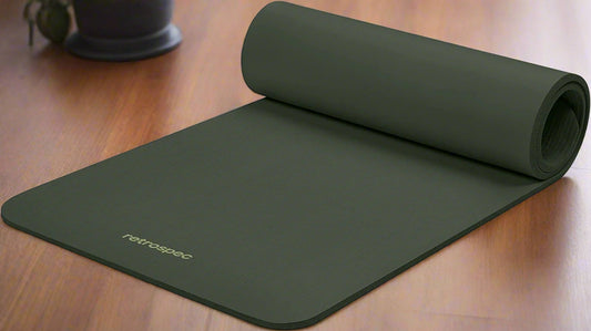 Solana Yoga Mat 1/2" Thick W/Nylon Strap for Men & Women - Non Slip Exercise Mat for Yoga, Pilates, Stretching, Floor & Fitness Workouts