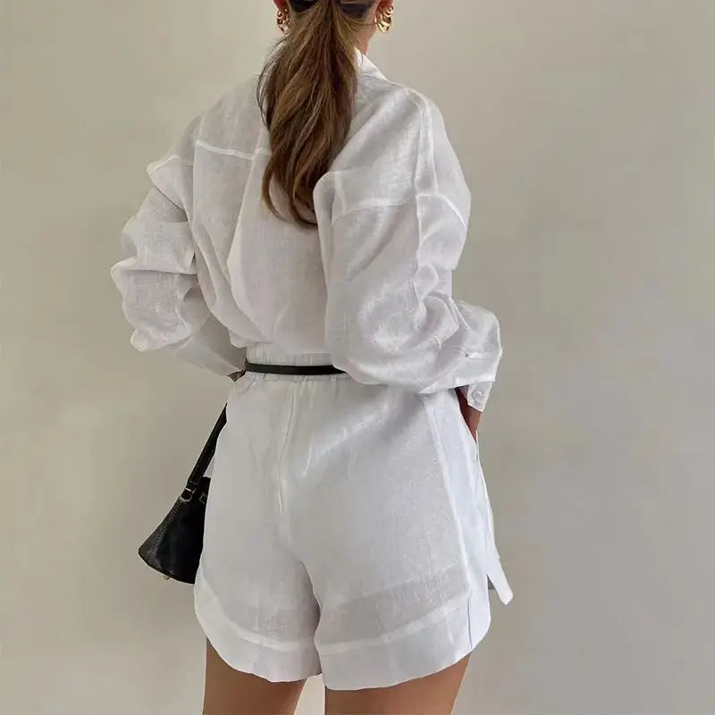 Women's Summer Shorts Two-Piece Set