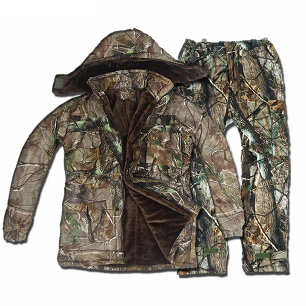 Winter Hunting Camo Suit with Accessories