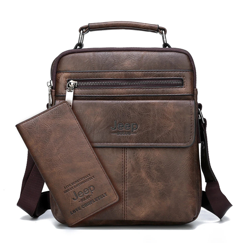 JEEP Men’s Crossbody Shoulder Bag – Rugged Sophistication Meets Functionality