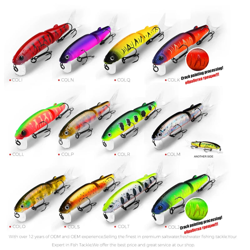 Jointed Minnow Swim Bait