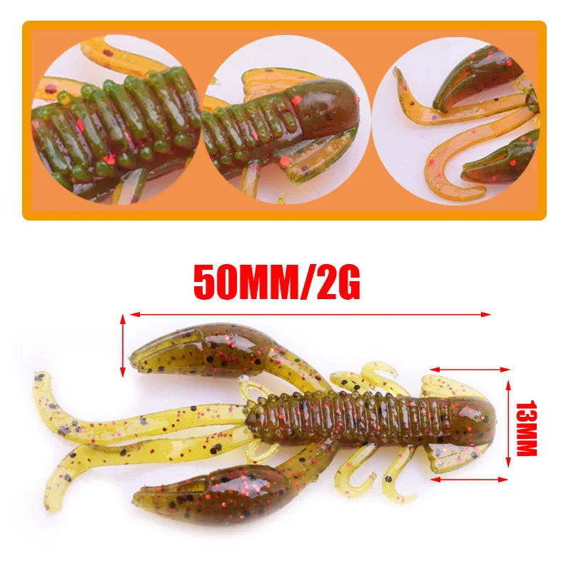 Shrimp Soft Bait – Premium Silicone Fishing Lure for Versatile Applications