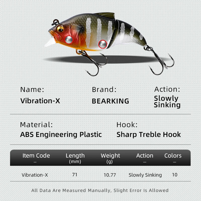 Vibration Wobbler Fishing Lures