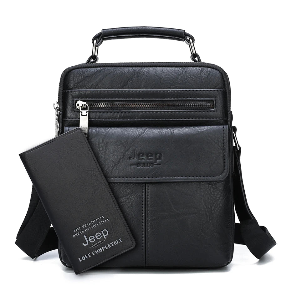 JEEP Men’s Crossbody Shoulder Bag – Rugged Sophistication Meets Functionality