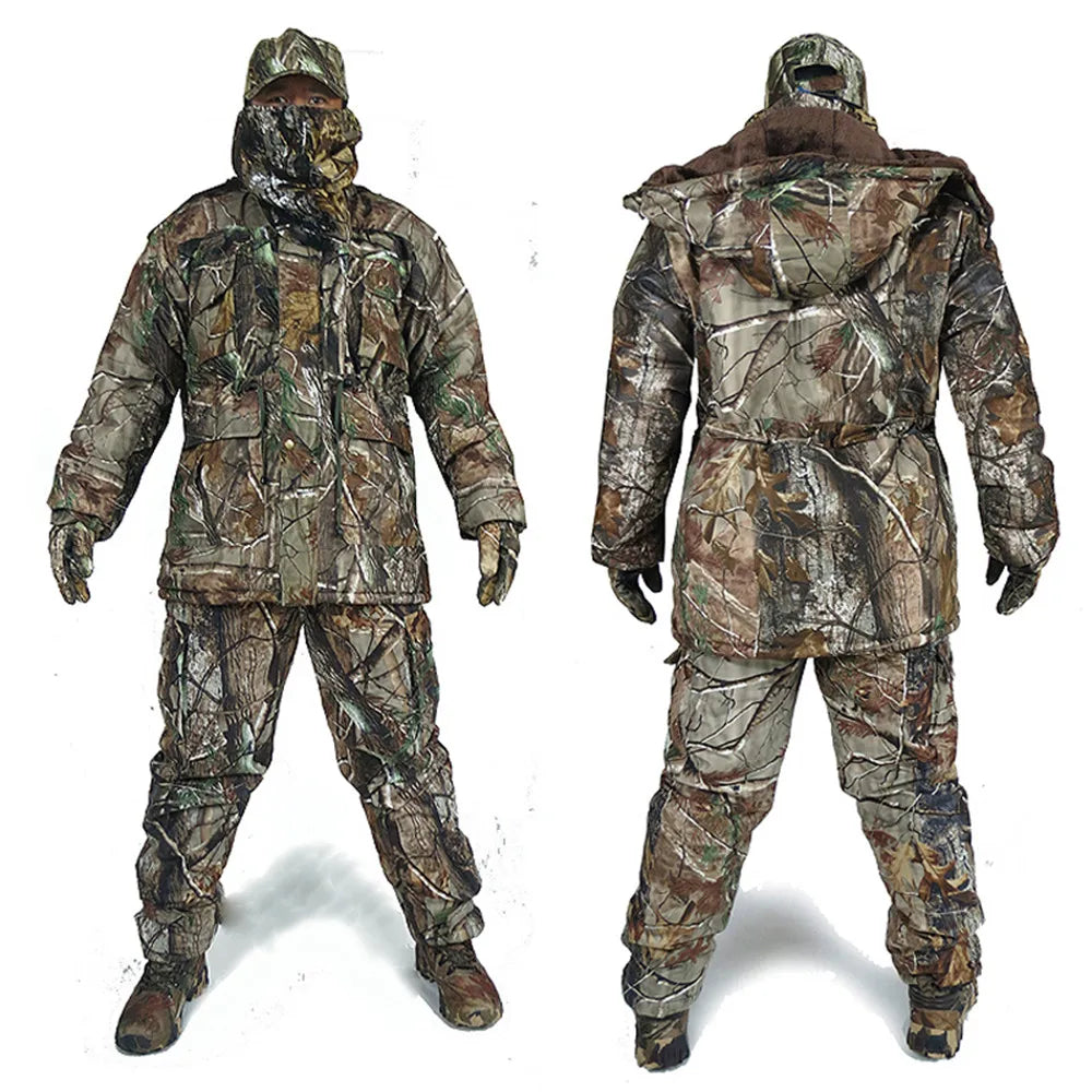 Winter Hunting Camo Suit with Accessories