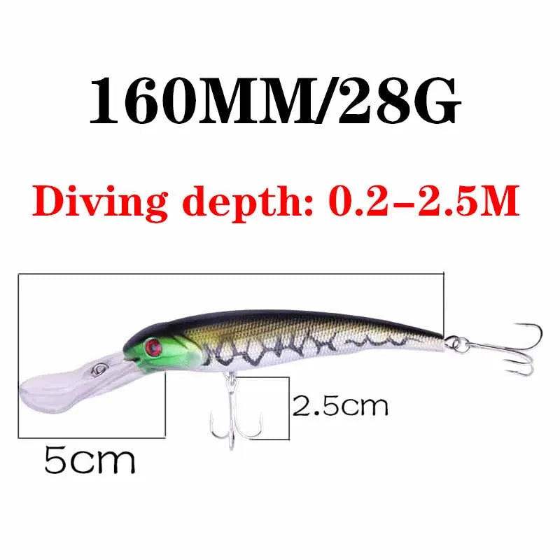 Large Minnow Fishing Lure