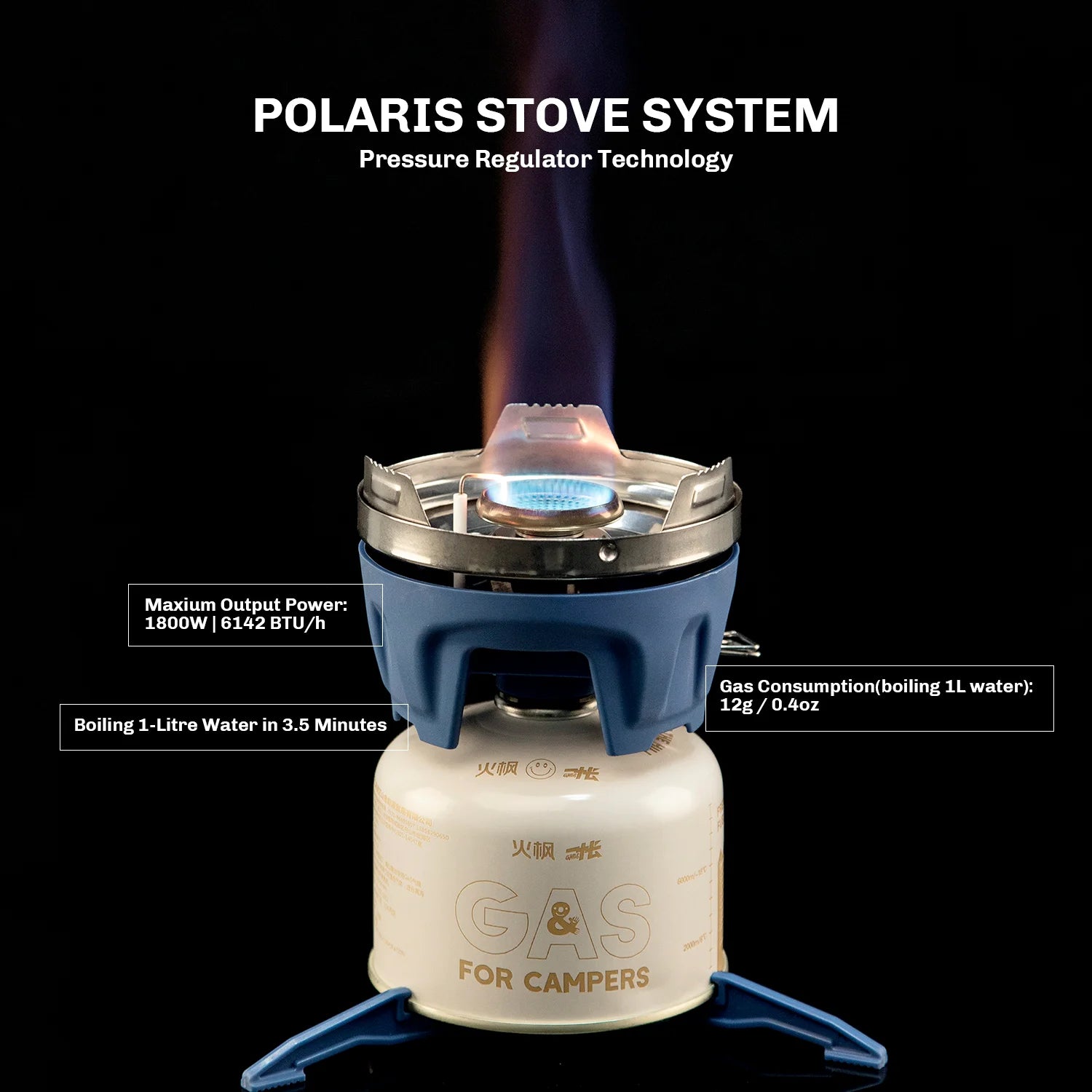 Fire Maple Polaris X5 Cooking System – Portable High-Efficiency Camping Stove