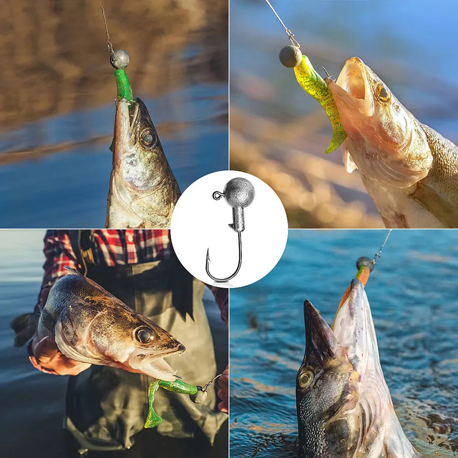 Soft Worm Jig Heads – Precision Hooks for Every Catch