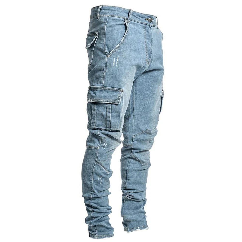 Men’s Slim Fit Cargo Jeans