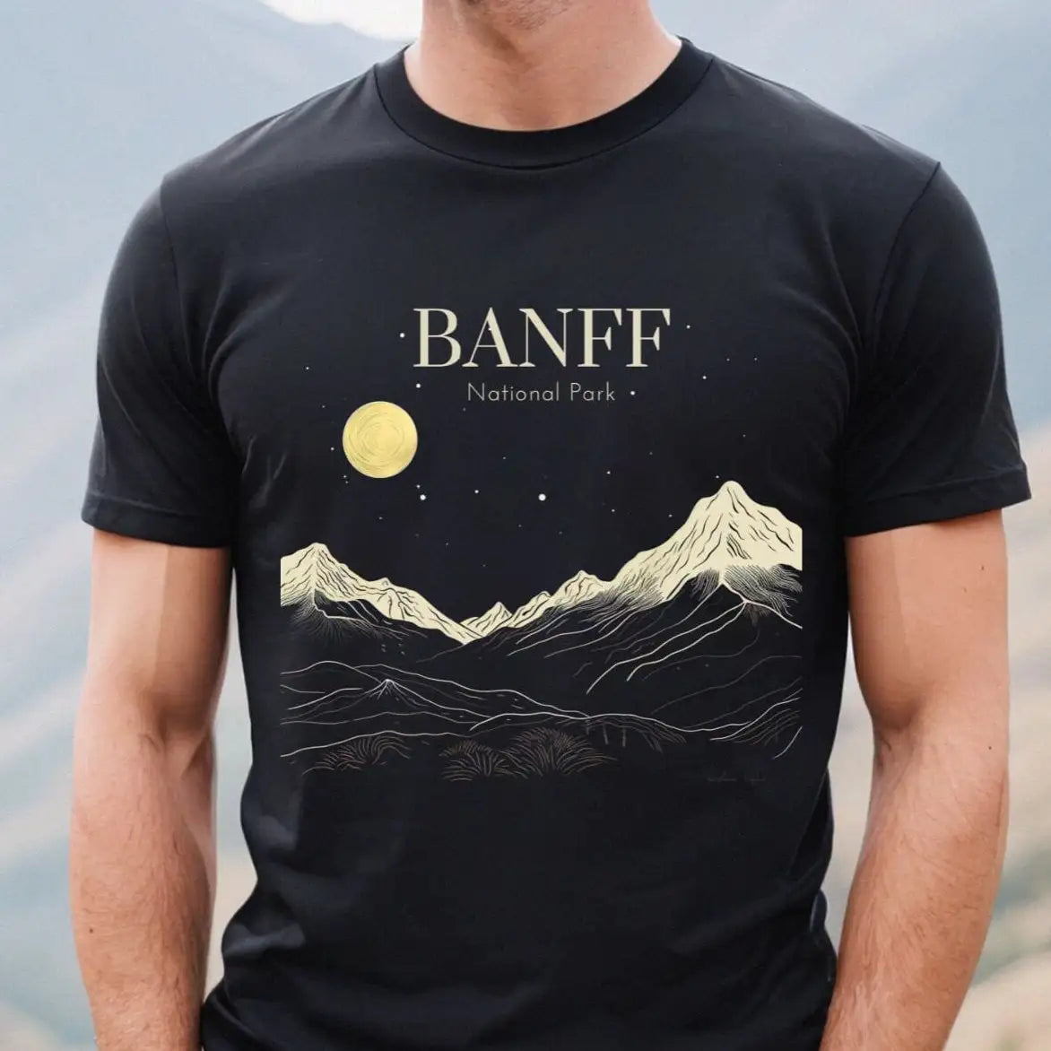 Vintage Canada Banff Mountain T-Shirt