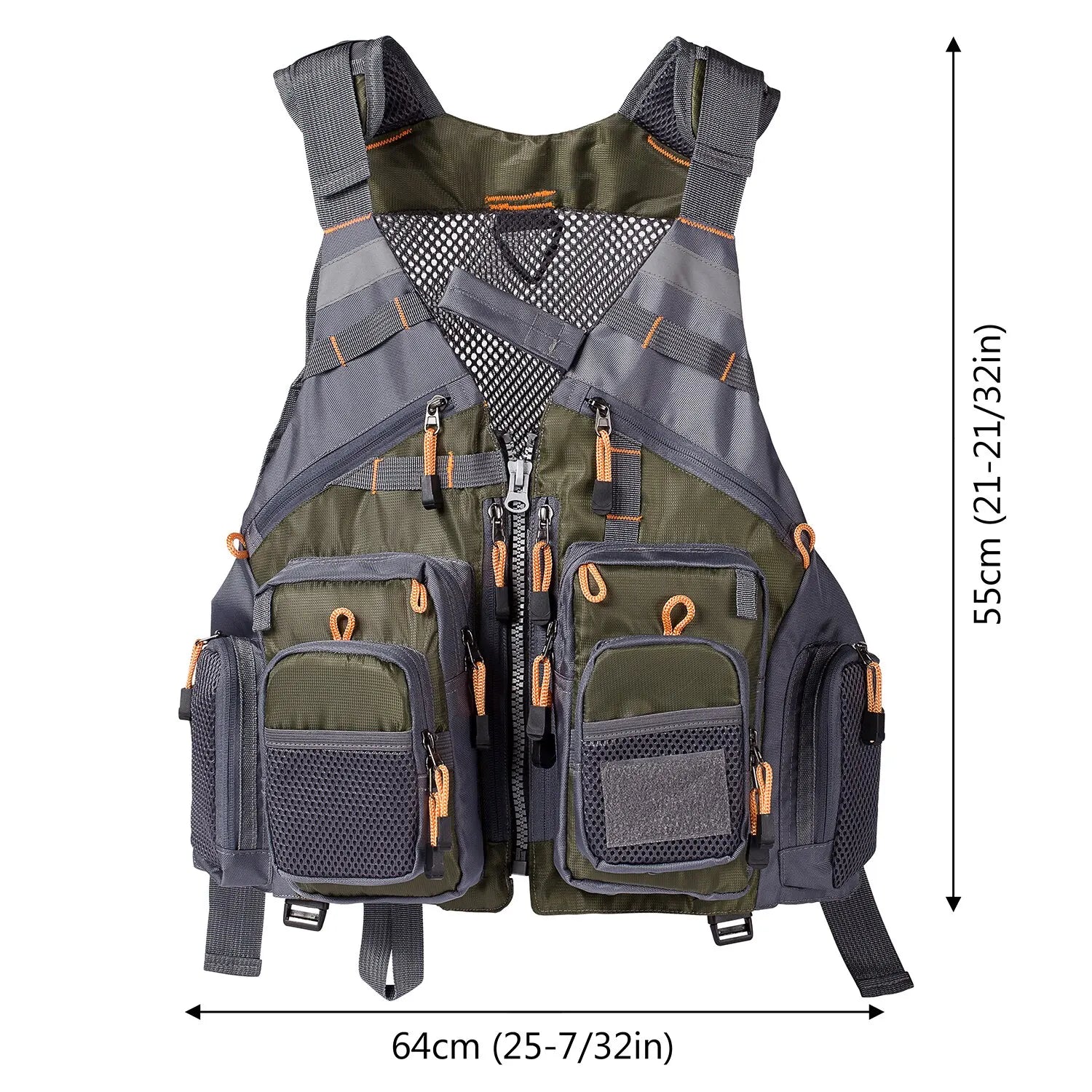 Breathable Adjustable Fishing Vest