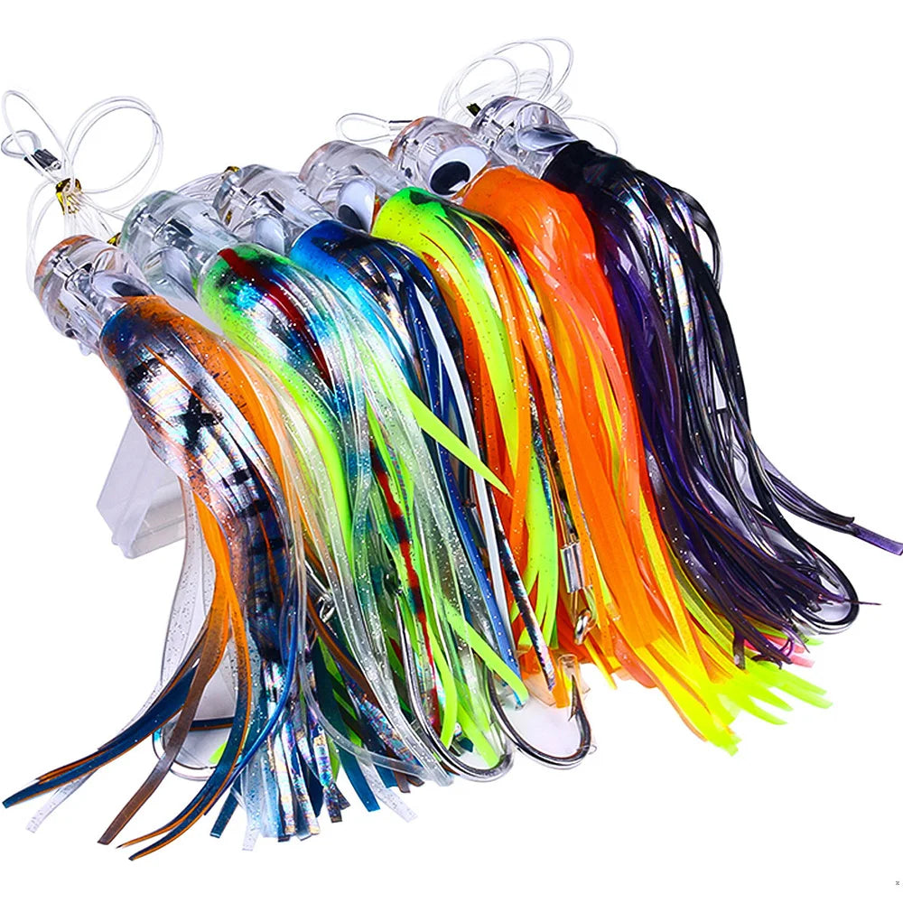 Trolling Skirt Tuna Lures – 65g/100g Saltwater Fishing