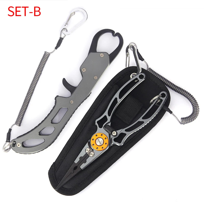 Aluminum Fishing Lip Gripper & Pliers