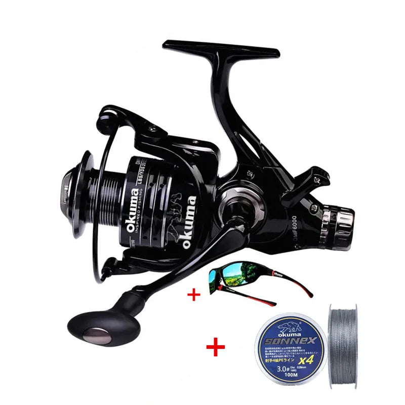 Okuma All-Metal Spinning Fishing Reel – Heavy-Duty Performance