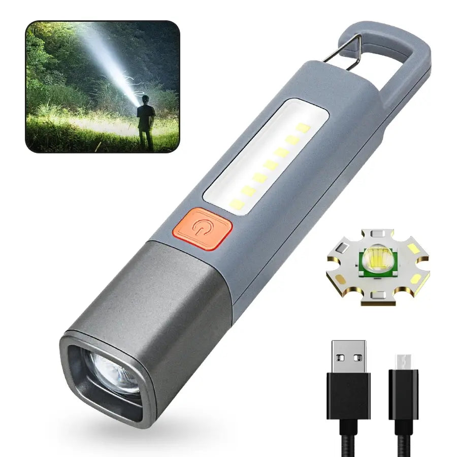 Portable LED Flashlight – USB Rechargeable