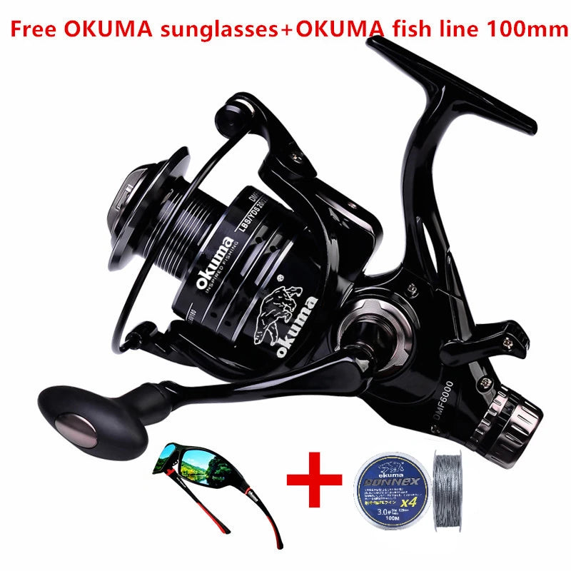 Okuma All-Metal Spinning Fishing Reel – Heavy-Duty Performance