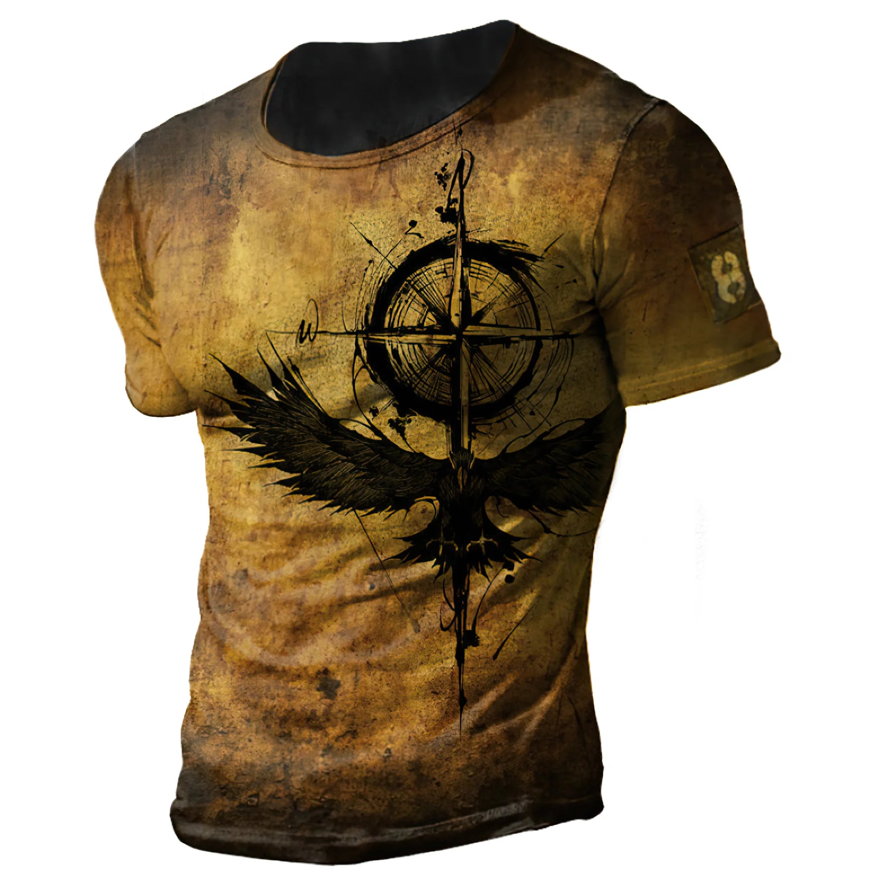 Men's Compass Print T-Shirt