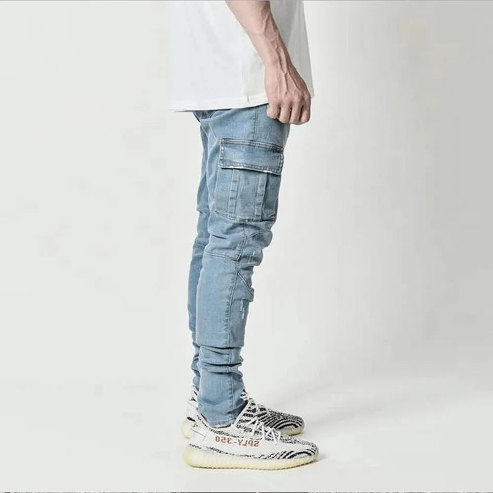 Men’s Slim Fit Cargo Jeans