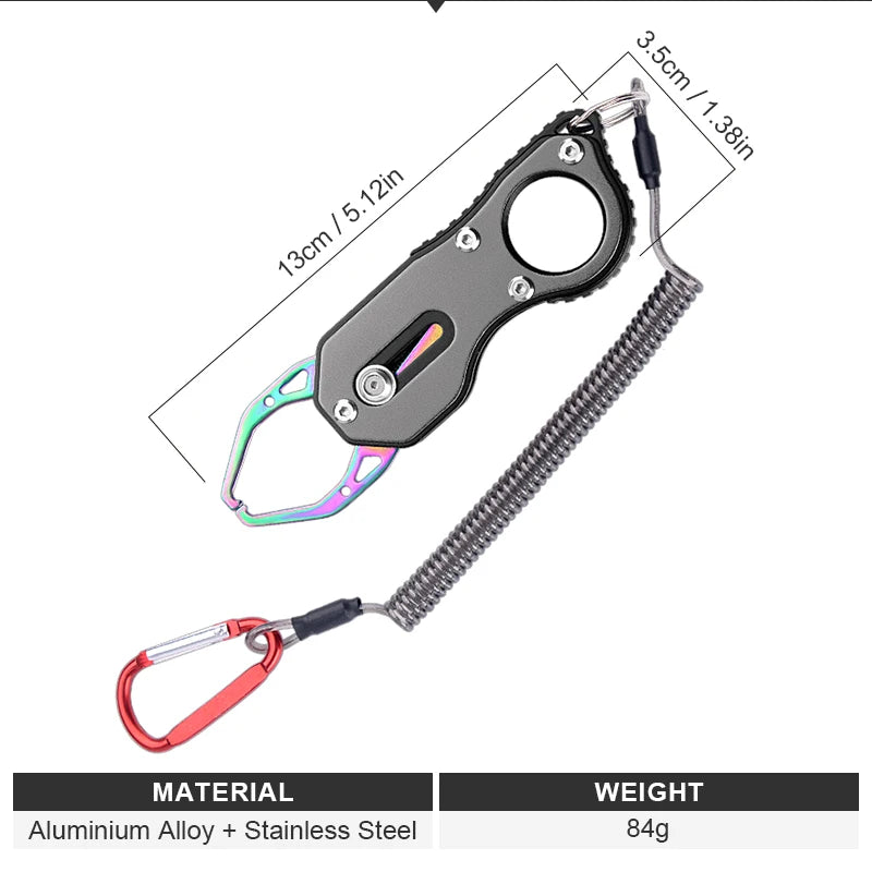 Aluminum Fishing Lip Gripper & Pliers