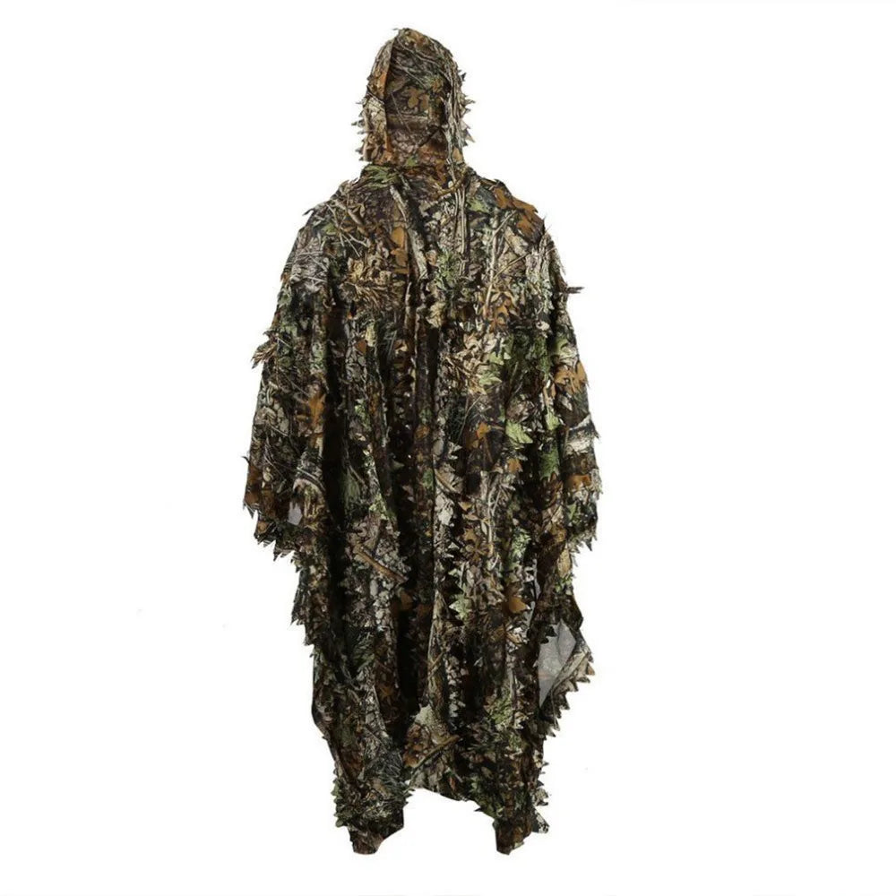 Outdoor Ghillie Suit Camouflage Poncho