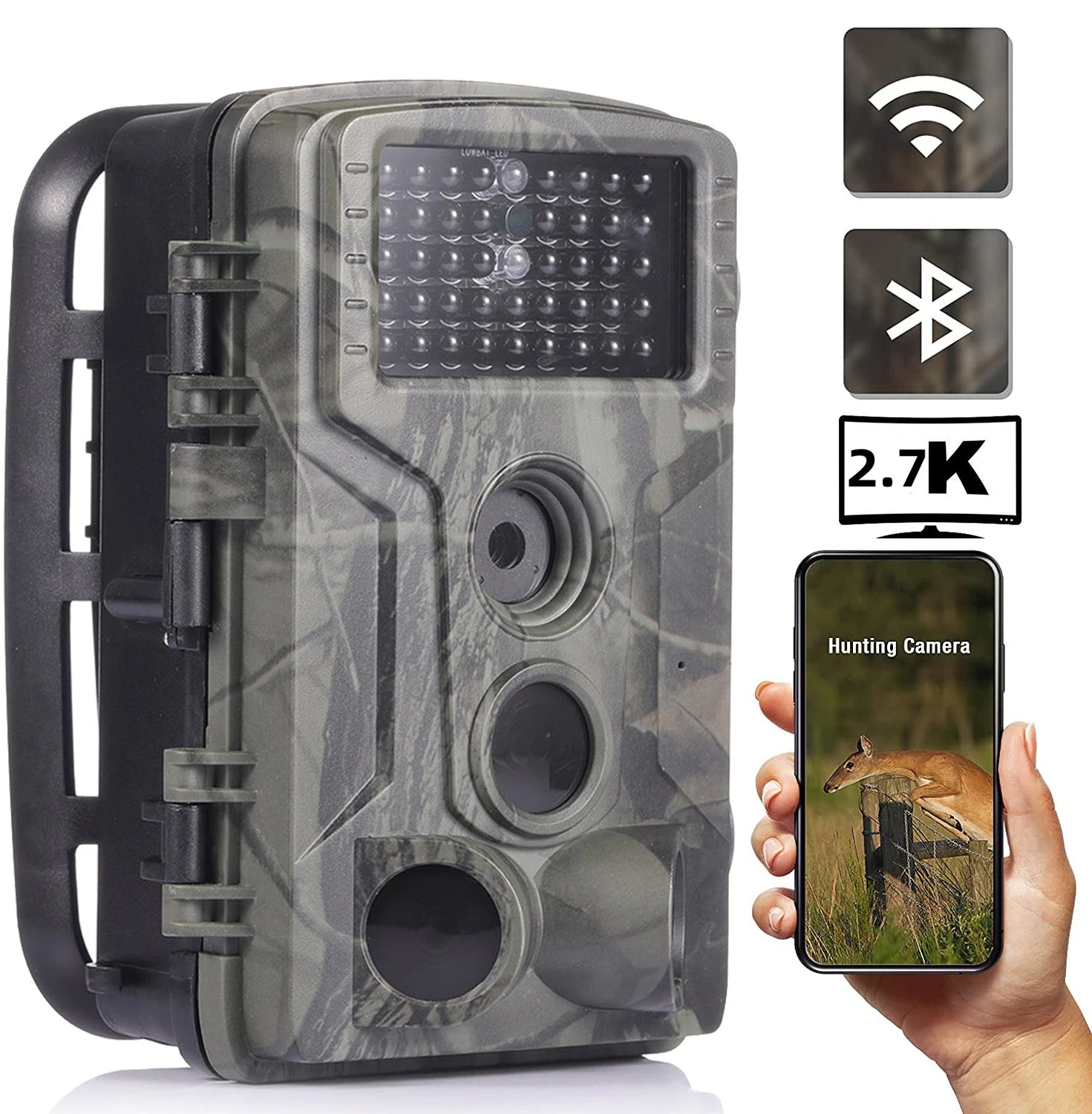 High-Performance Wireless Trail Camera – IP66 Waterproof with 4K Ultra HD and WiFi Connectivity