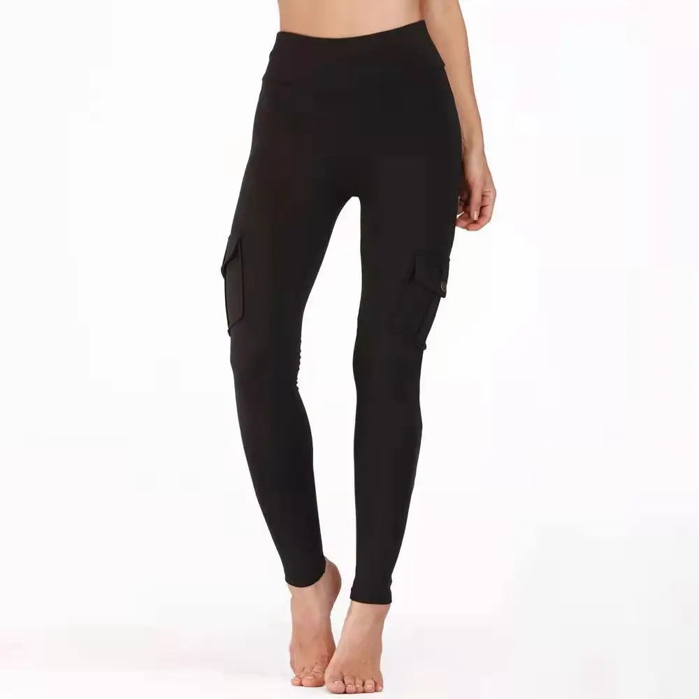 High-Waist Leggings with Pockets