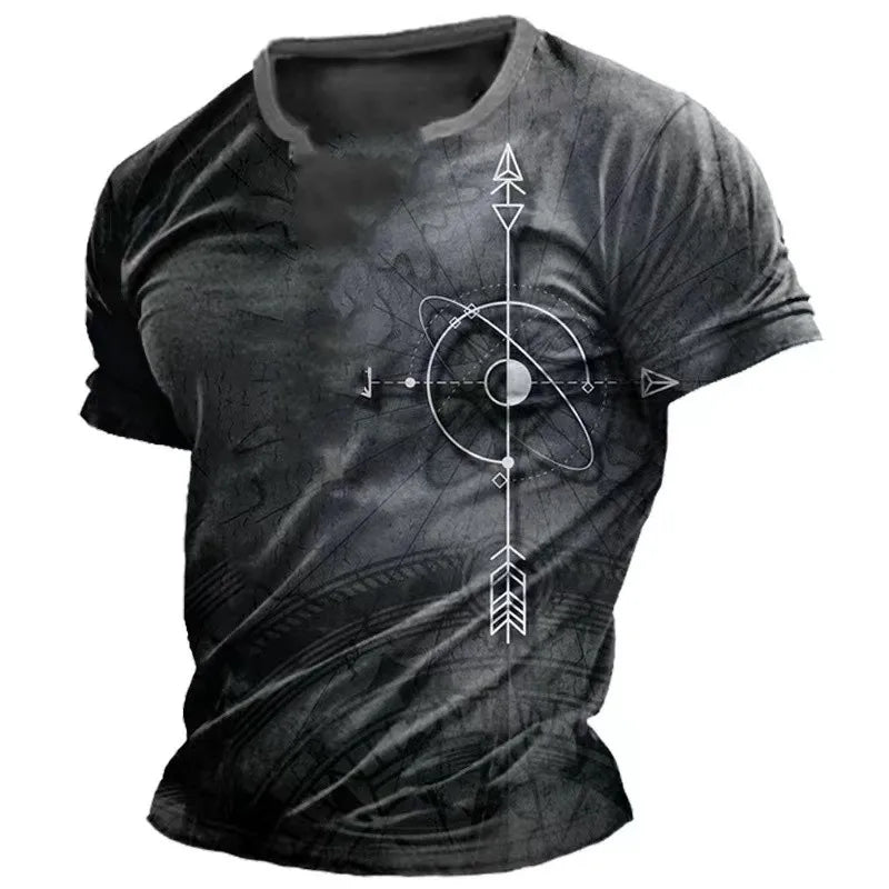 Men's Compass Print T-Shirt