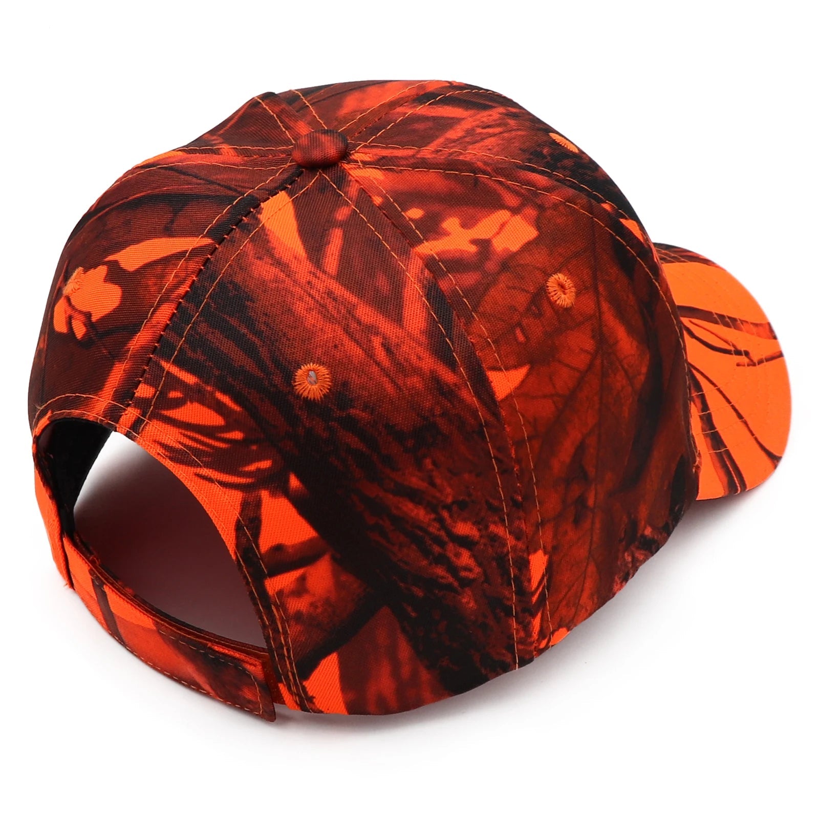 Orange Camo Hunting Cap