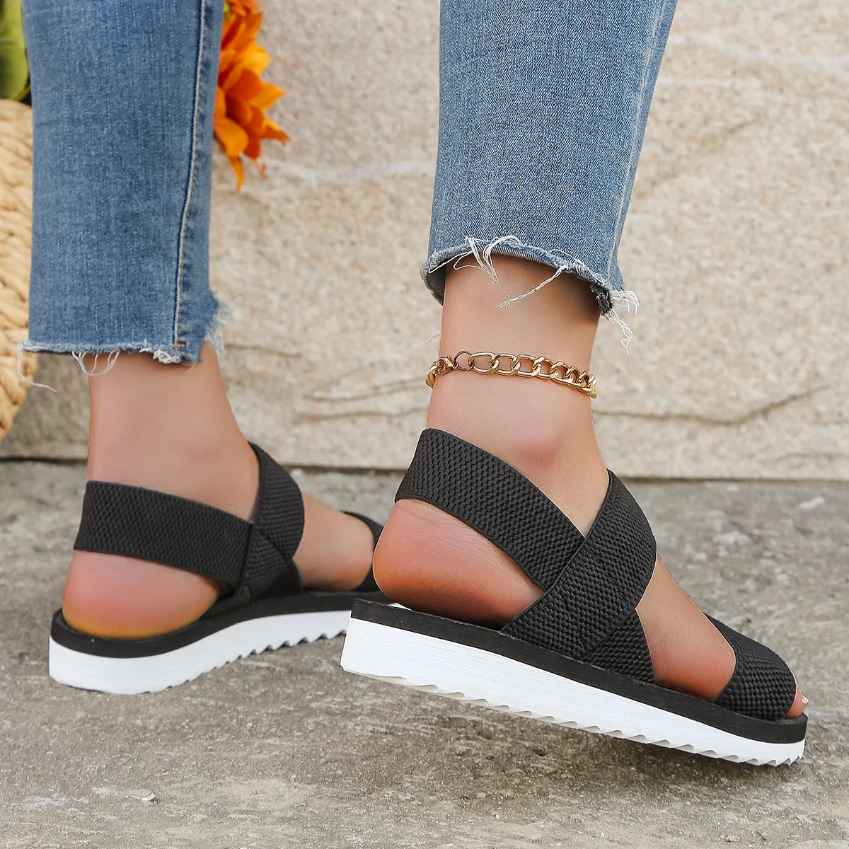 Women’s Trendy Anti-Slip Flat Sandals