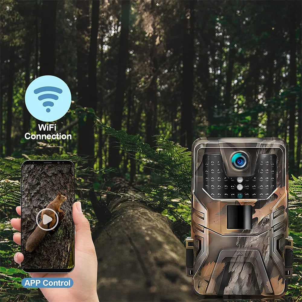 High-Performance Wireless Trail Camera – IP66 Waterproof with 4K Ultra HD and WiFi Connectivity