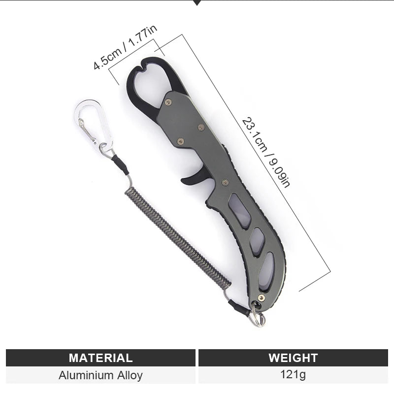 Aluminum Fishing Lip Gripper & Pliers