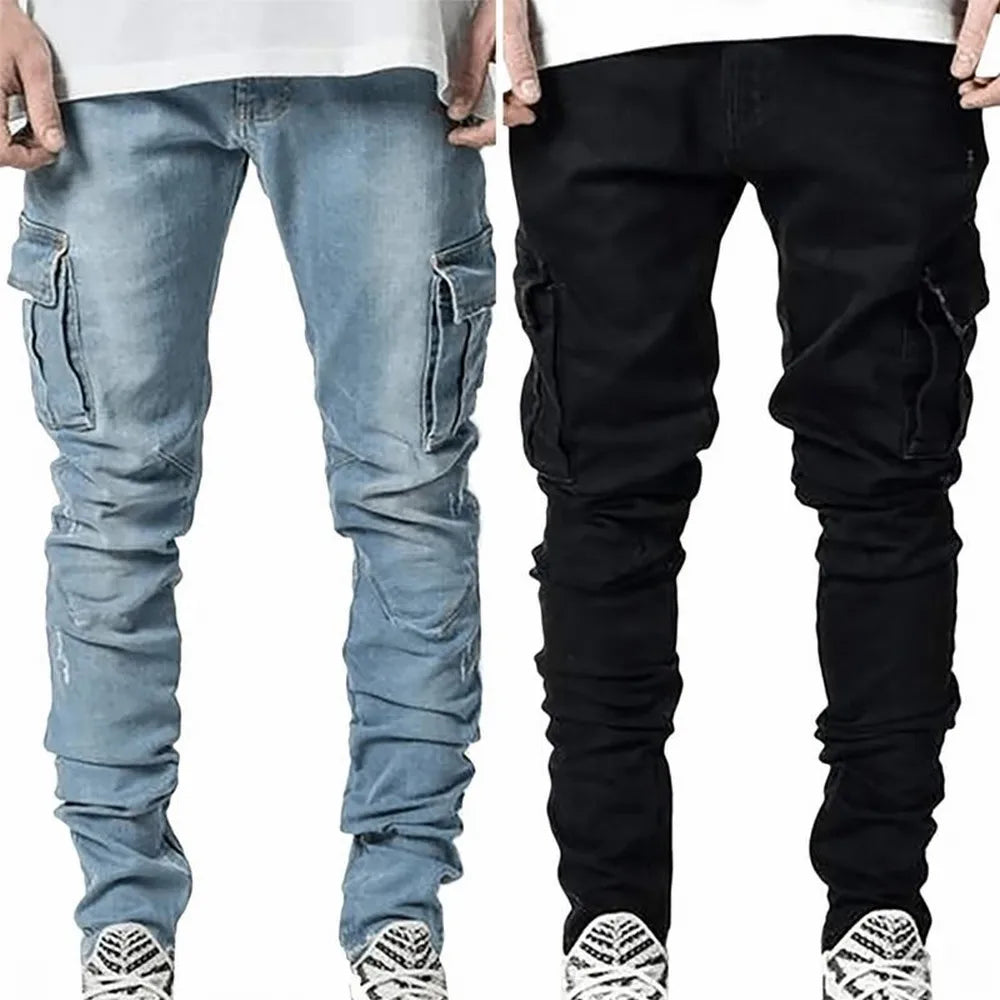 Men’s Slim Fit Cargo Jeans