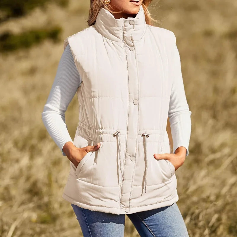 Women's Sleeveless Outerwear Jacket