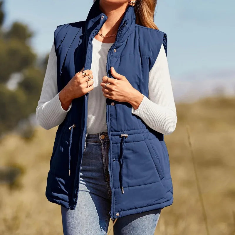 Women's Sleeveless Outerwear Jacket