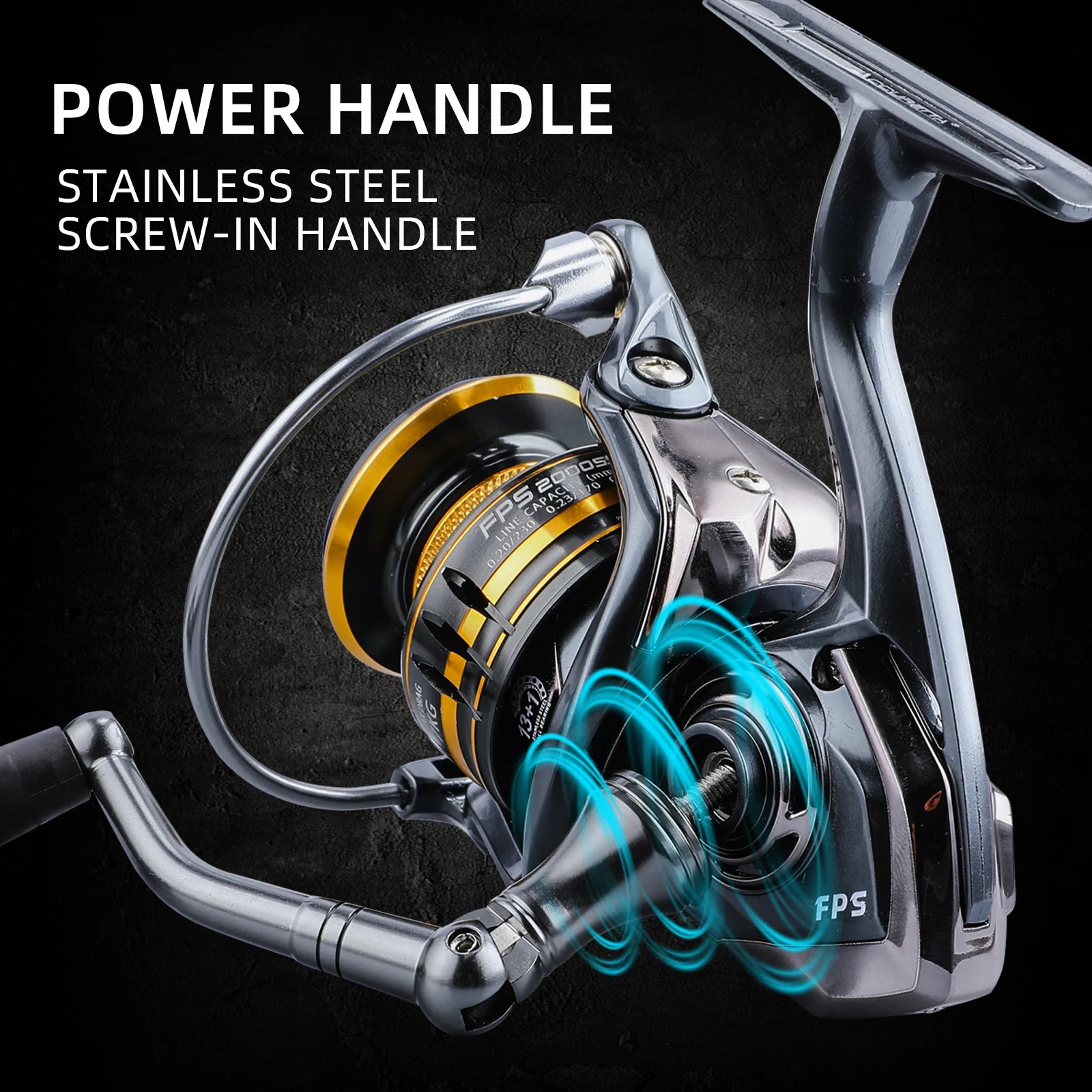 BEARKING Saltwater Spinning Fishing Reel