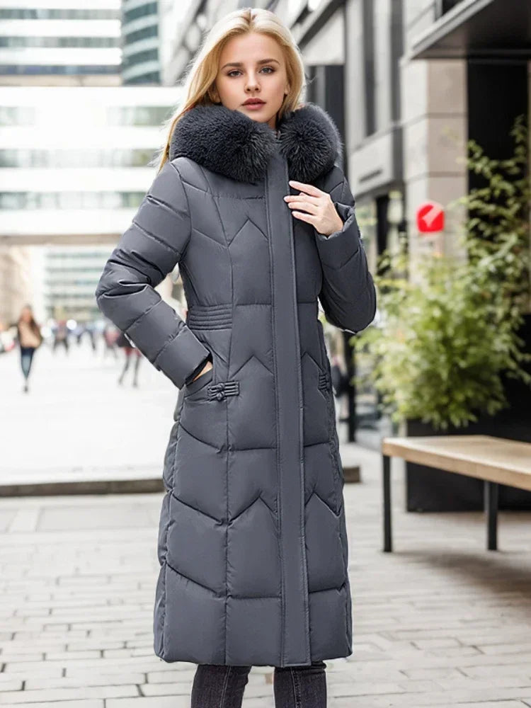 Women's Hooded Winter Down Coat