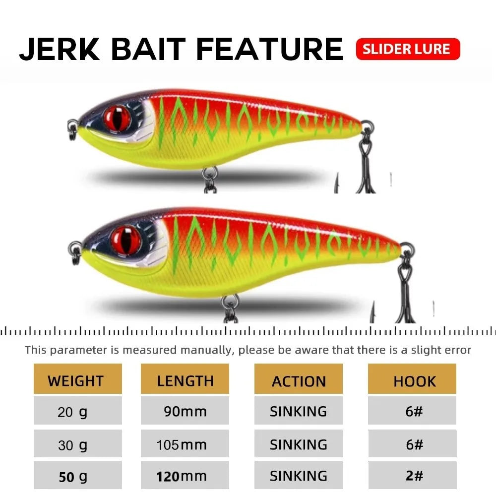 Slow Sinking Musky Jerkbait