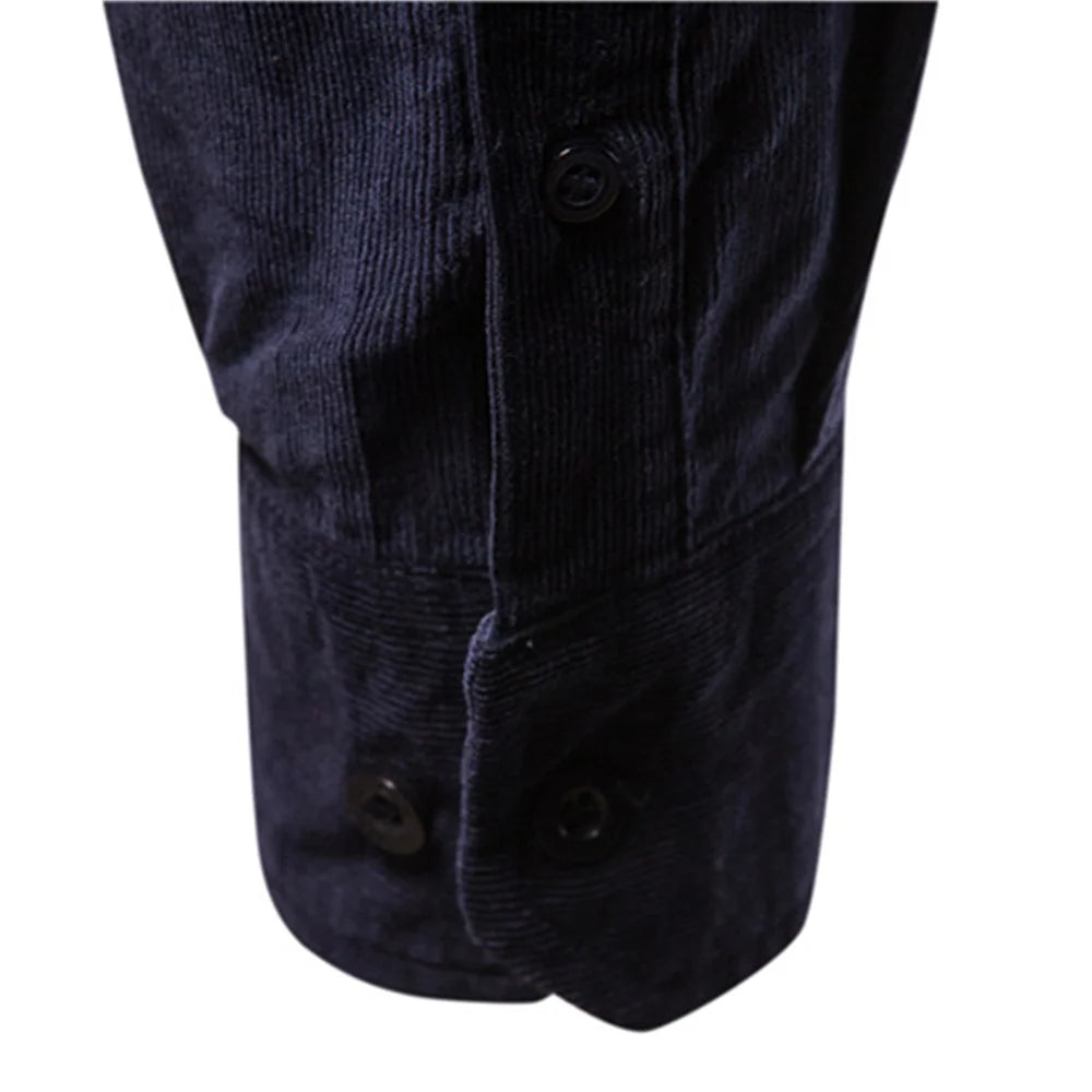 Men's 100% Cotton Corduroy Shirt