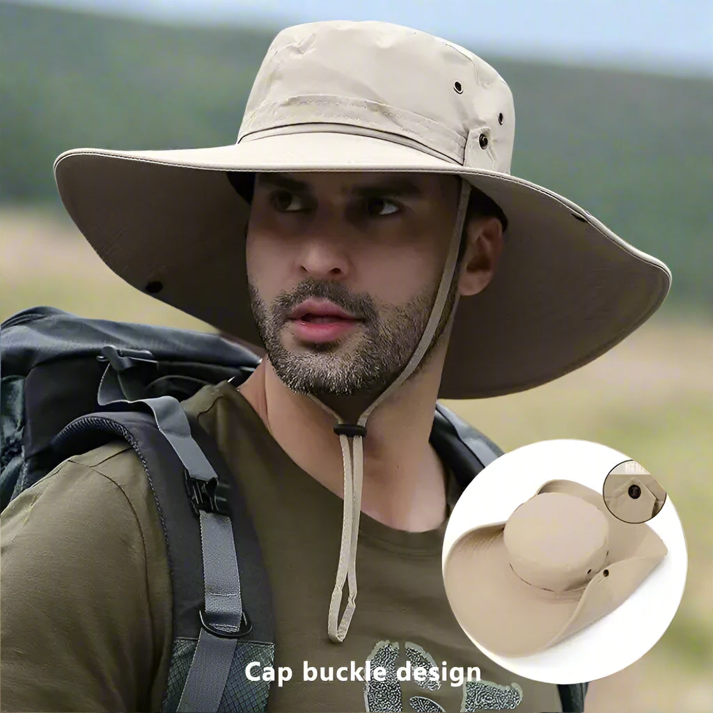 Breathable, Waterproof & UV-Resistant Fishing Hat