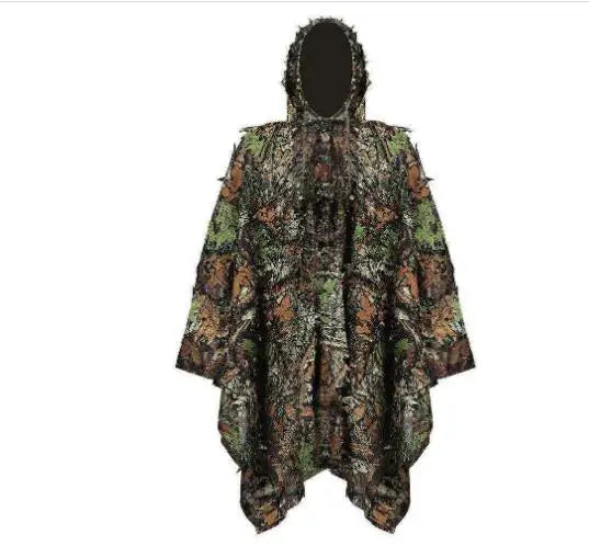 Outdoor Ghillie Suit Camouflage Poncho