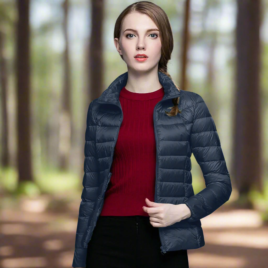 Womens Slim Puffer Jacket