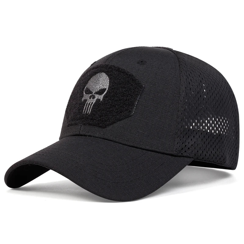 Skull Embroidered Baseball Cap