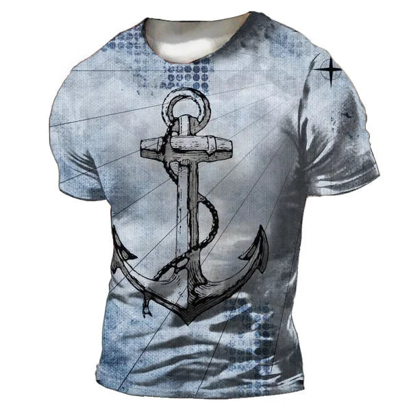 Men's Compass Print T-Shirt