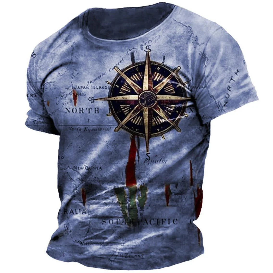 Men's Compass Print T-Shirt