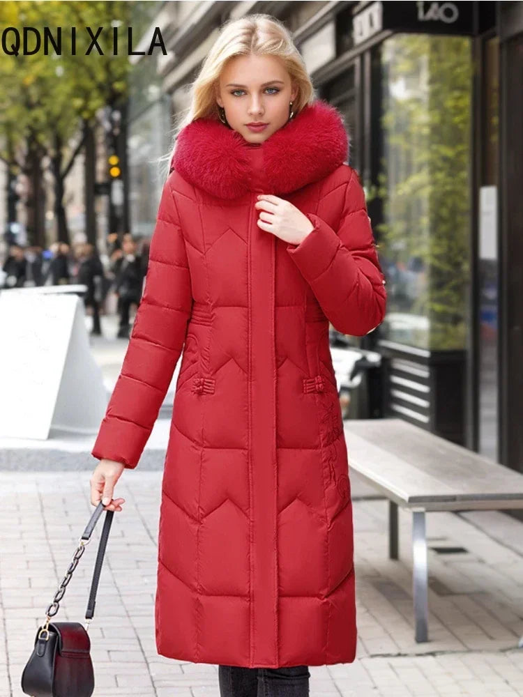 Women's Hooded Winter Down Coat