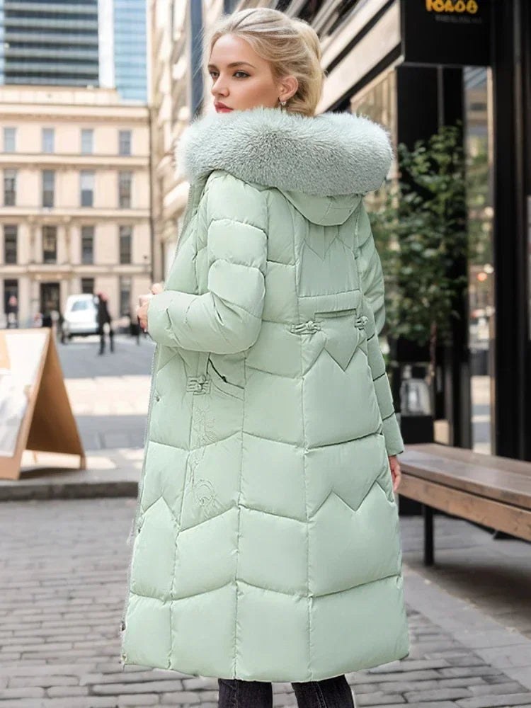 Women's Hooded Winter Down Coat