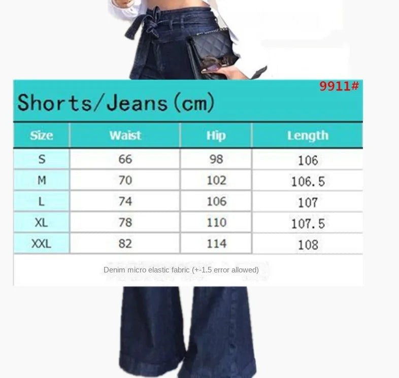 Western High Waist Lace-Up Flared-Leg Jeans