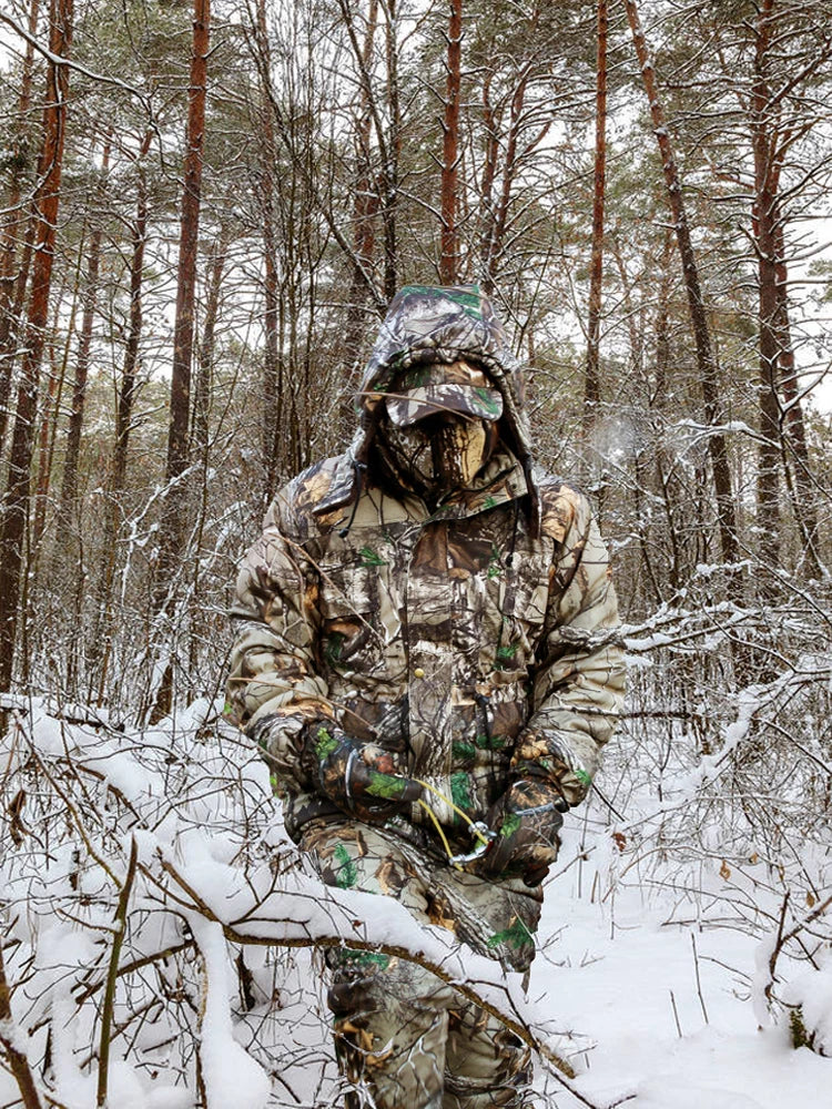 Winter Hunting Camo Suit with Accessories