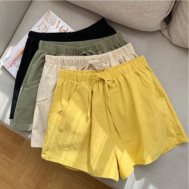 Casual Linen Shorts for Women