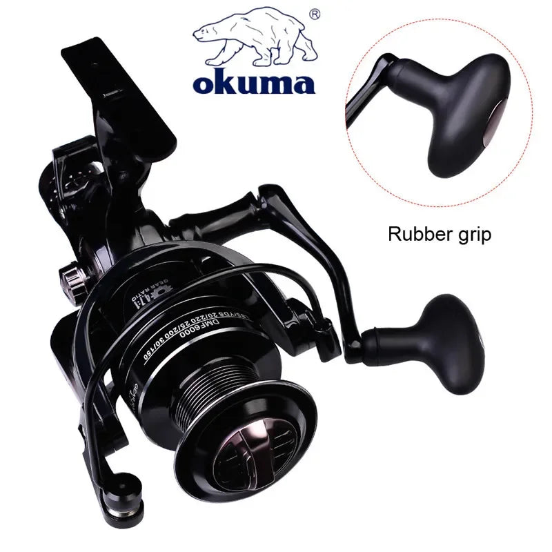 Okuma All-Metal Spinning Fishing Reel – Heavy-Duty Performance